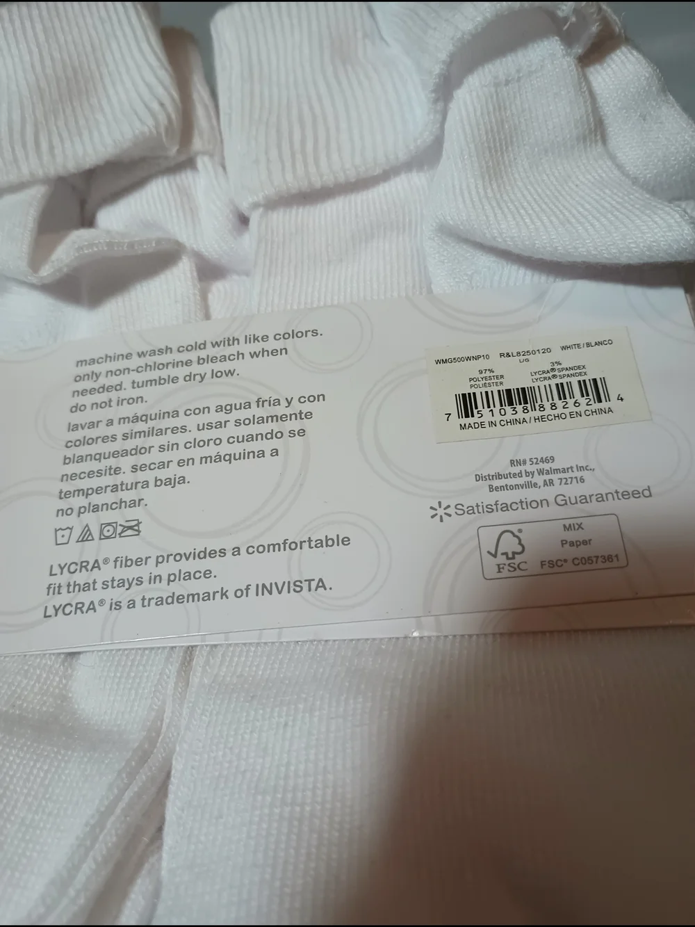 Wonder Nation Girls' Turn Cuff White Socks (2)